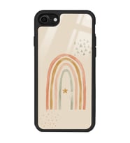 iPhone 8 Suluboya Art Tasarımlı Glossy Telefon Kılıfı