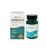 Omega 3 Balık yağı fish oil 500 mg 60 adet Softjel Yumuşak Kapsül takviye gıda EPA DHA