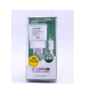 Zore 2000 Mah 2 in 1 Micro Ev Şarj Seti (Beyaz)