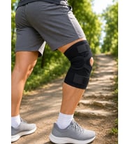 Ligament Destekli Dizlik Ayarlanabilir Cırtlı Açık Patella Diz Destekliği