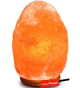 Doğal Himalaya Tuz Lambası, Sağlıklı ve Estetik Aydınlatma İçin (Krem)