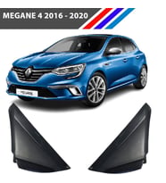 Otozet Megane 4 Kelebek Camı Üçgen Bakaliti Sol ve Sağ Takım Siyah Renk