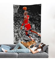 Michael Jordan Smaç Duvar Örtüsü-7736