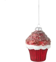 Red Cupcake Ağaç Süsü 10 cm