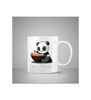 Sevimli Obur Panda Baskılı Kupa