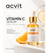 Vitamin C Serumu – Aydınlık, Canlı ve Genç Görünüm- 30 ML