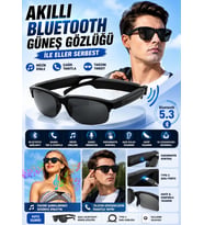 XG88 Akıllı Güneş Gözlüğü Bluetooth Müzik + Çağrı + Sesli Asistan Siyah Polarize