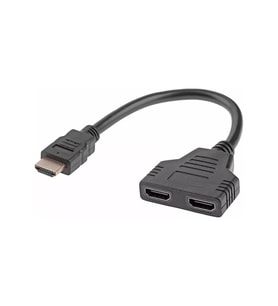 Narita NRT-4029 Hdmi Erkek-Hdmi Dişi X 2 Adaptör 30 Cm Kablo Çoklayıcı Çoğaltıcı Splitter