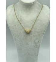 Çelik Gold Mıknatıslı Kalp Kolye - 25-ctr161