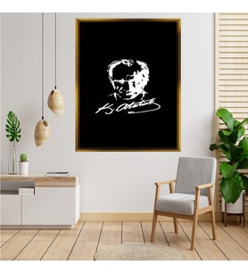 ÇERÇEVELİ ATATÜRK TABLO S395