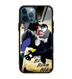 iPhone 12 Pro Max Venom Tasarımlı Glossy Telefon Kılıfı