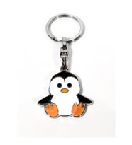 Penguen Figürlü Metal Anahtarlık – Sevimli Tasarım, Günlük Kullanıma Uygun Dayanıklı Aksesuar