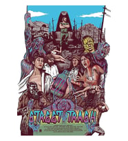 Sokak Çöpü (80'Ler Splatter Melt Korku Filmi) Tablo Ahşap Poster Dekoratif
