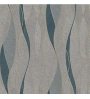 Duka Modern Mavi Desenli Duvar Kağıdı DK.13171-3 (16 m2 )