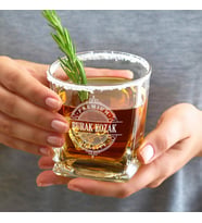 Kişiye Özel Kaliteli İsimli Elegan Viski Bardağı
