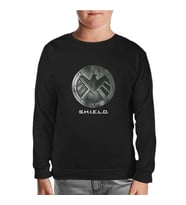 S.H.I.E.L.D Siyah Çocuk Sweatshirt