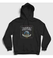 Presmono Unisex Beyaz Black Country Communion 2 Kapüşonlu Sweatshirt 446130tt (Siyah)