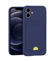 Newface Apple iPhone 11 Kılıf Kelvin Kartvizitli Silikon - Lacivert