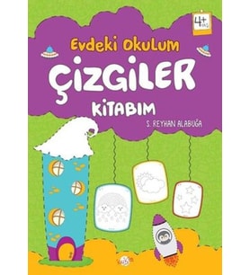 Evdeki Okulum Çizgiler Kitabım 4+Yaş