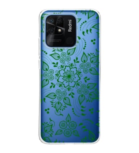Redmi 10c  Kapak Nostalji Desen Tasarımlı Şeffaf  Kılıf