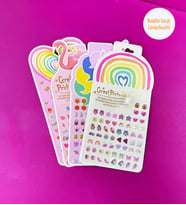 Renkli ve Eğlenceli Kabartmalı Sticker Seti
