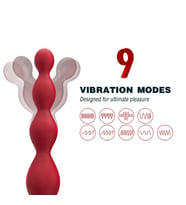 PRIME TOYS Rose Şarjlı Bükülebilir Güçlü Titreşimli Boğumlu G Nokta Uyarıcı ve  Vibratör