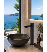 Smart Çanak Tek Su Fotoselli Siyah Lavabo Bataryası Acar 01.02.800S