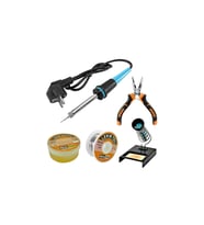 Kalem Havya 60W Lehim Makinası ve Lehim Standı Pasta Seti ve Mini Pense 5 Parça Tamir Set