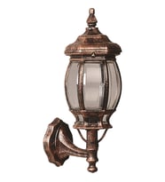 AVONNI BAP-68063-BKR- Kahverengi Boyalı Dış Mekan Aydınlatma E27 Aluminyum Polikarbon Cam 25x20cm
