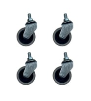 Furç Vidalı Bilyalı Teker - 20x50 - Gri HKS178 - 4 Adet