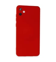 Samsung Galaxy A05 Kılıf Nano İçi Kadife Silikon - Kırmızı