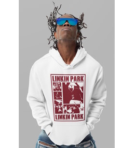 Tasarım Linkin Park Rock Metal Müzik Grubu Baskılı Unisex Oversize Hoodie