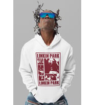Tasarım Linkin Park Rock Metal Müzik Grubu Baskılı Unisex Oversize Hoodie