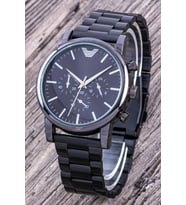 Siyah Kordon Siyah Kadran Analog Erkek Kol Saati ST-304301