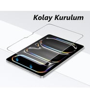 Apple iPad Pro 11 İnç İle Uyumlu Ekran Koruyucu 9h Temperli Kırılmaz Esnek Nano Cam, Çizilmeye Ve Darbeye Dayanıklı Koruma, Hd Şeffaf M4 M5 Çip A3357 A3358 A2836 A2837