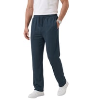 DeepSEA Beyaz Baggy Style Likralı Lastikli İpli Erkek Spor Pantolon 2600262