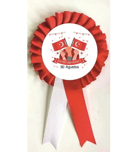 30 AĞUSTOS ZAFER BAYRAMI SATEN KOKART ROZET