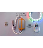 220 Volt RGB Hortum ve Neon Led İğneli IR Uzaktan Kumanda