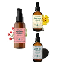 100 ml Kuşburnu Çekirdeği Yağı, Çörekotu Yağı 30ml, Kantaron Yağı 30ml
