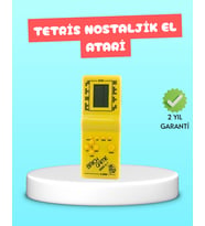 Taşınabilir El Aterisi Gameboy – Klasik Tetris Oyunu, Pil ile Çalışan Mini El Konsolu