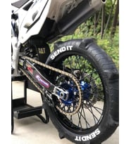 Motorsiklet 8x SEND IT İnce Yanak Lastik Her Lastiğe Uyumlu Sticker