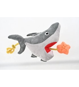 Pet Luxe Baby Shark Hareketli İpli Köpek Peluş Oyuncak