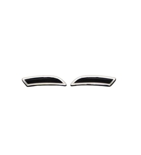 Renault Megane 4 Egzos Çerçevesi - Krom/Plastik (2 Parça)  2016-2020 Arası, HB
