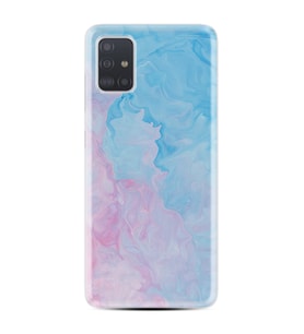 Samsung a71 A72 A73 A7 A9 2018 C7 C9 Kılıf Desenli Silikon Pink Blue Abstract 1385