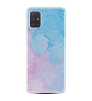 Samsung a71 A72 A73 A7 A9 2018 C7 C9 Kılıf Desenli Silikon Pink Blue Abstract 1385