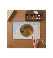 Rengarenk Uçan Balon Tasarımı 240 parça Ahşap Puzzle Ahşap Kutuda MP04656