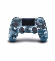 Ps4 Dualshock 4 V2 Gamepad Mavi Kamuflaj Yeni Nesil Kol (Mavi-Gri)