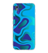 Xiaomi Redmi 9A  Kamera Korumalı Kapak Renkli Desen Tasarımlı Şeffaf  Kılıf