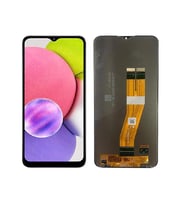 Samsung Galaxy A03s A035F ile Uyumlu Oled Ekran Dokunmatik (Siyah)