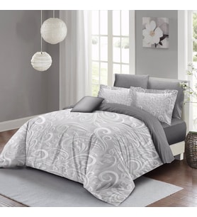 MonoHome Luxury Çift Kişilik Pamuk Saten Nevresim Takımı 82 Tel Soft Dream